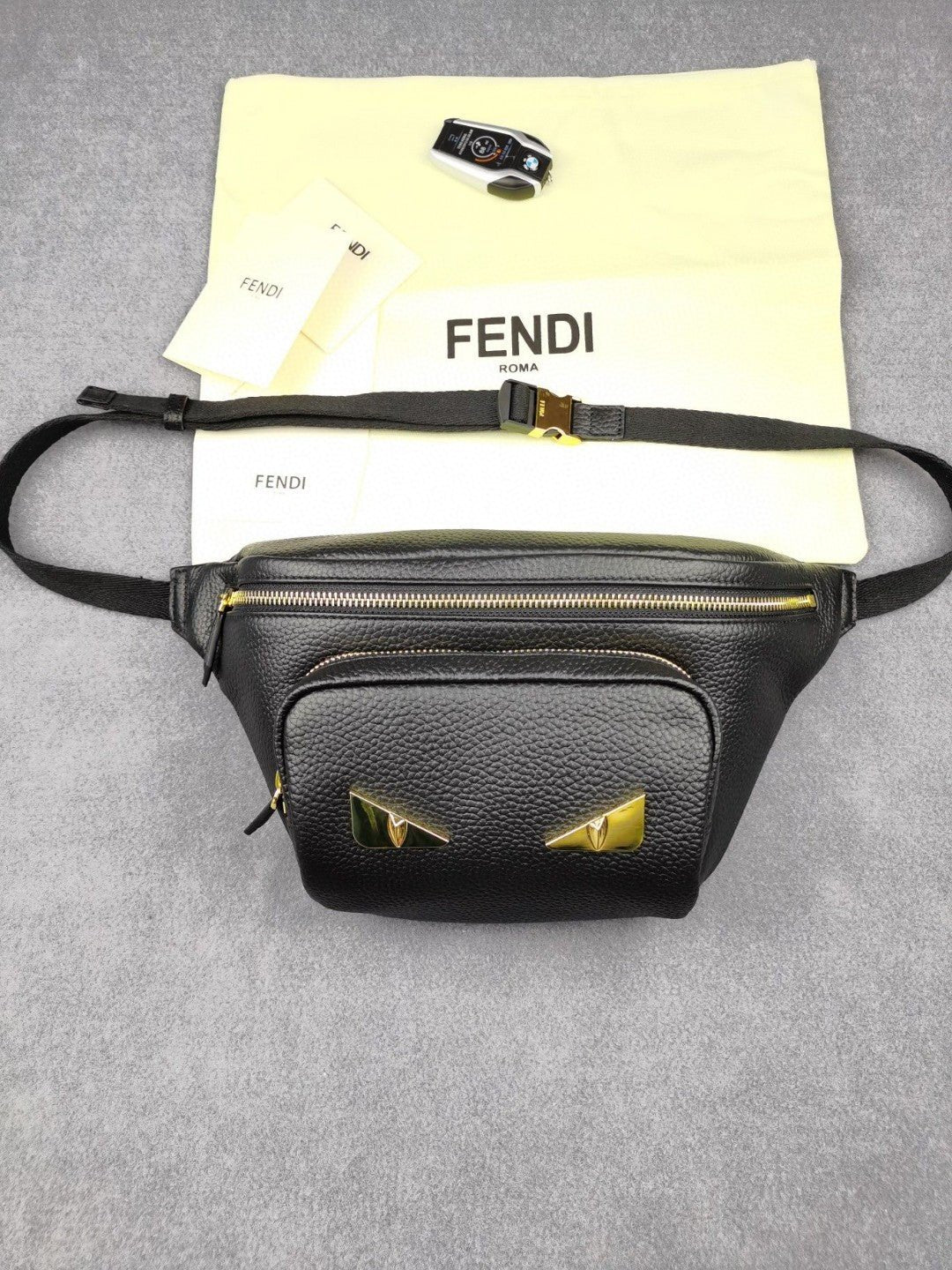 Fendi Belt Bag 18cm Black