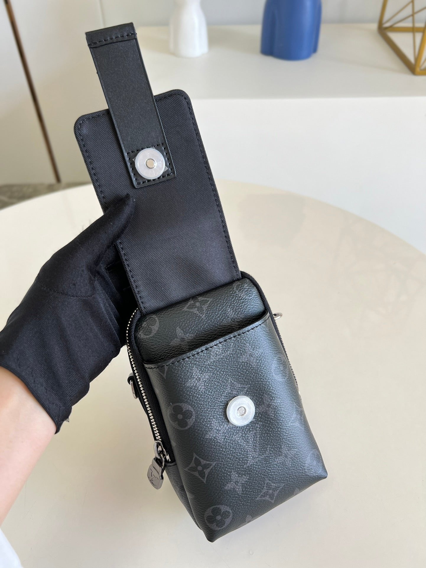 Louis Vuitton Flap Double Phone Pouch 18cm