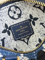 Louis Vuitton Nano Speedy in Monogram 16cm Blue