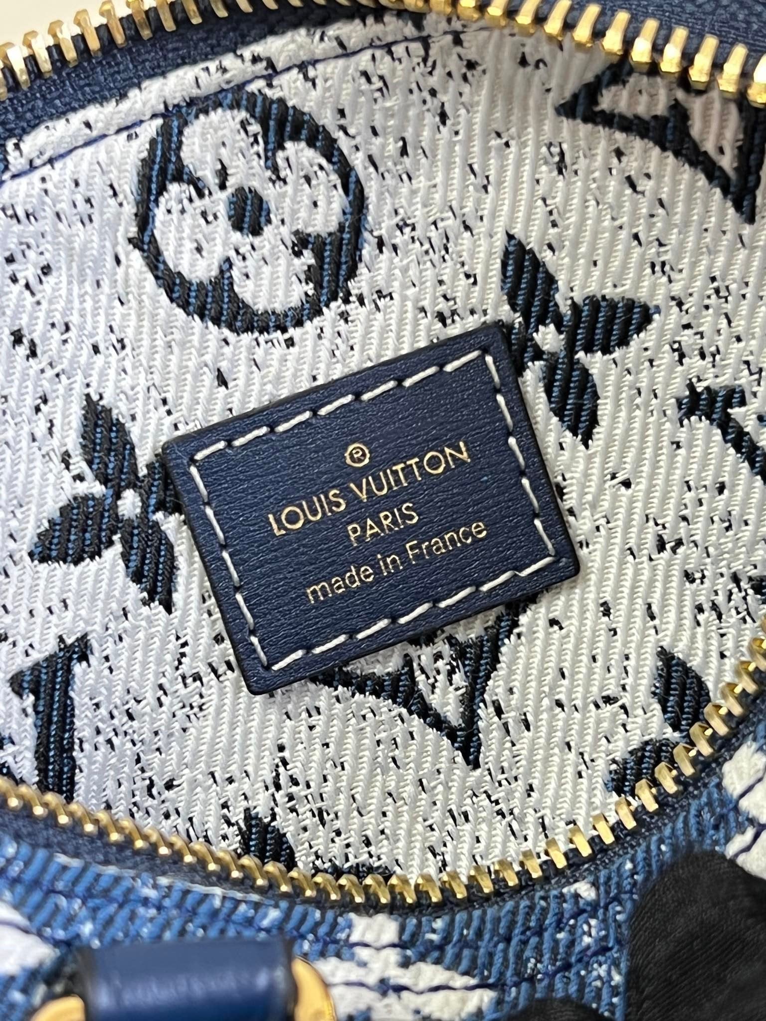 Louis Vuitton Nano Speedy in Monogram 16cm Blue