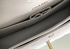 Chanel Classic Flapbag Gold Hardware 26cm Grey