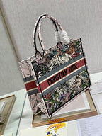 Christina Dior Medium Book Tote Bag 36cm Light Pink