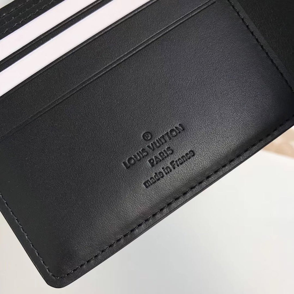 Louis Vuitton Monogram Empreinte Wallet 12cm Black