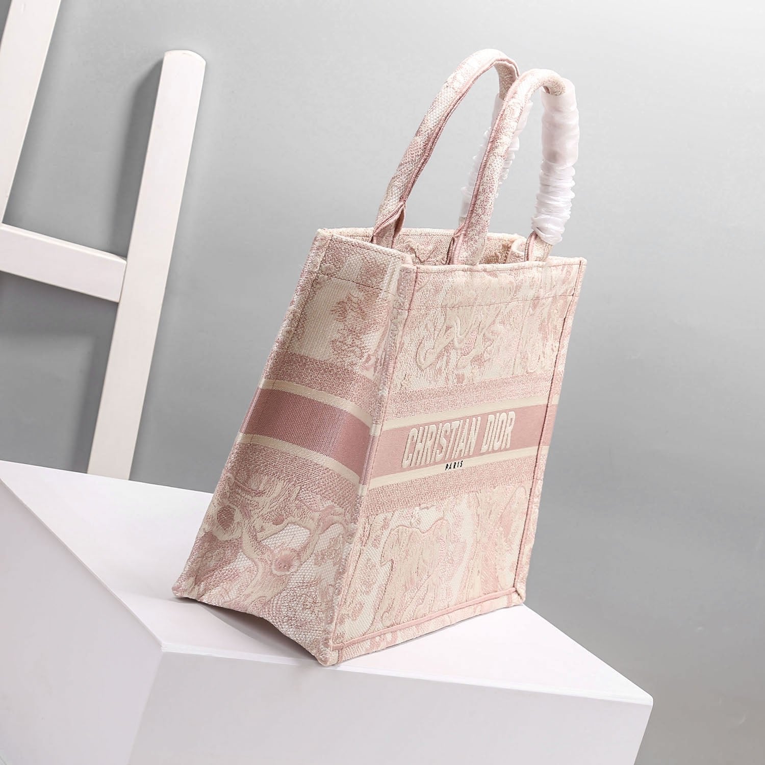 Christian Dior Pink Handle Bag 37cm