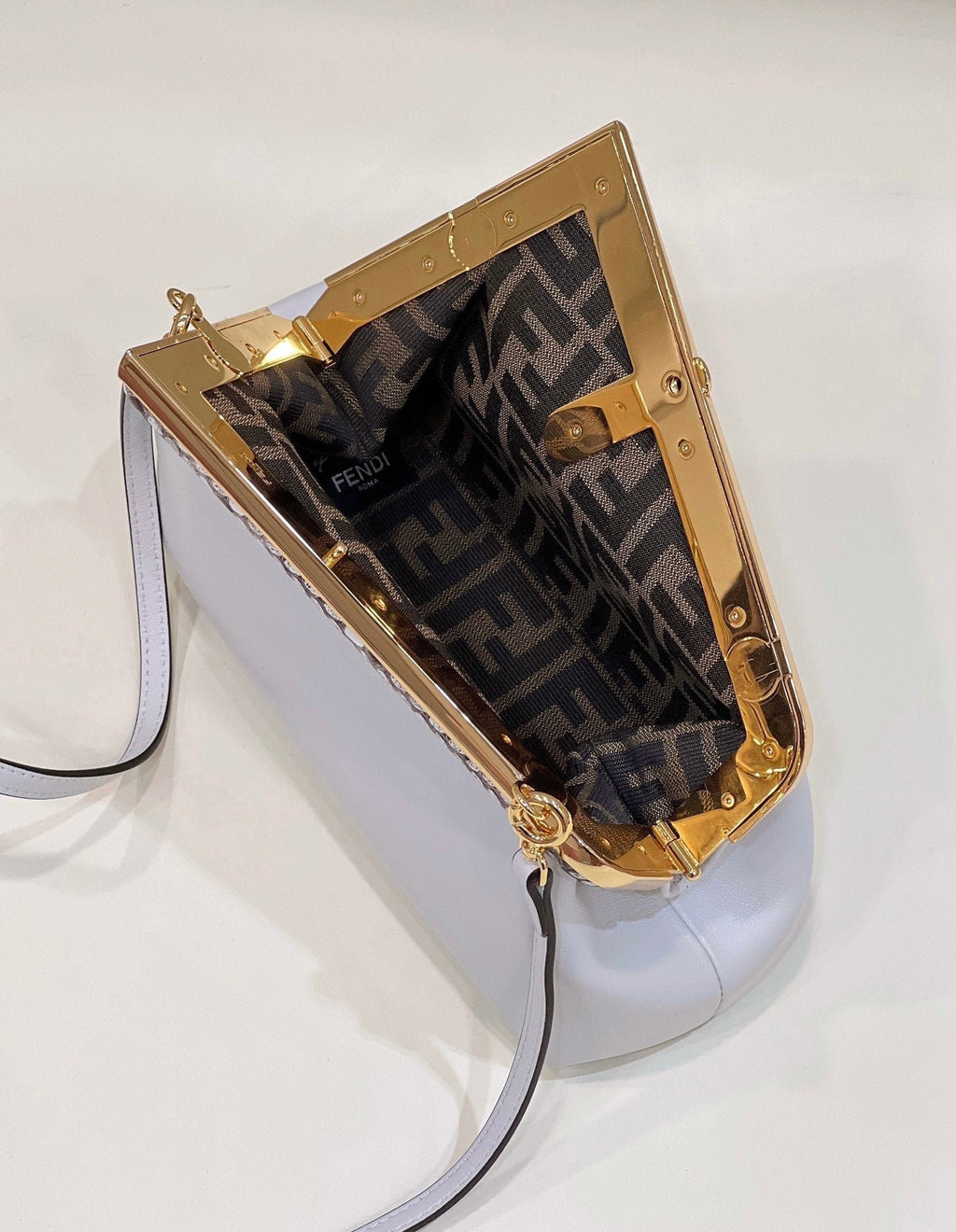 Fendi Mini Crossbody 26cm White