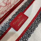 Christian Dior Medium Lady D-Lite Bag 24cm Red