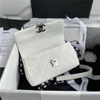Chanel Classic Flap Bag 20cm White