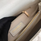 Chanel Coco Handle Bag 28cm White