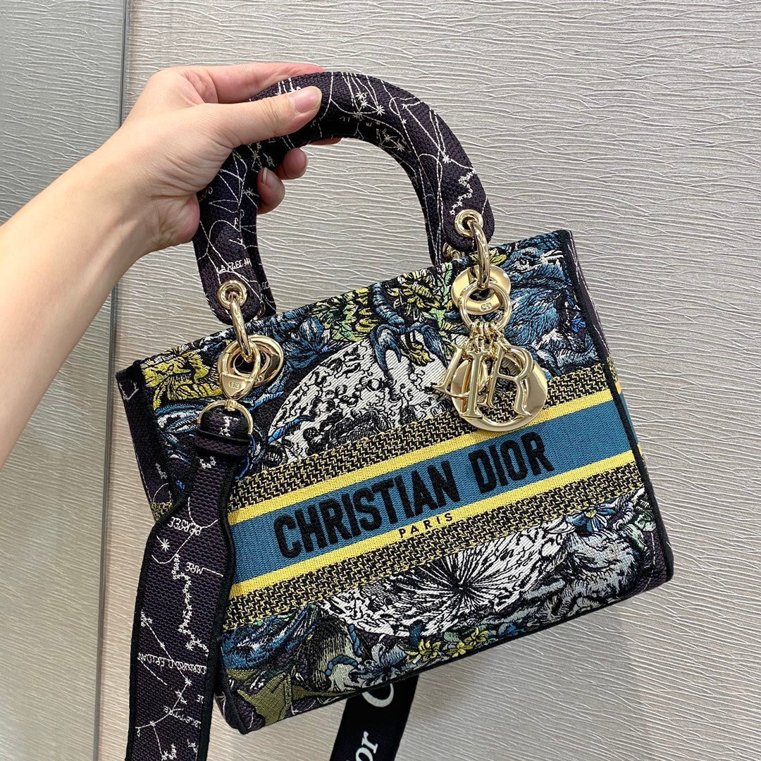 Christian Dior Medium Lady D-Lite Bag 24cm