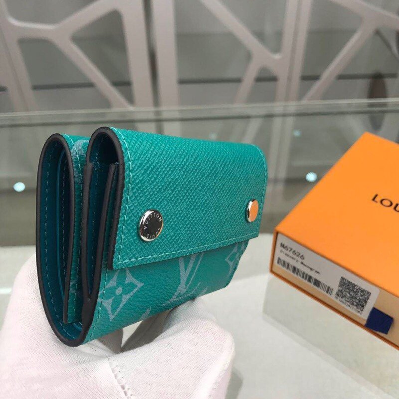 Louis Vuitton Monogram Wallet 10cm Green