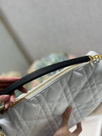 Christian Dior Small Vibe Hobo Bag 29cm White