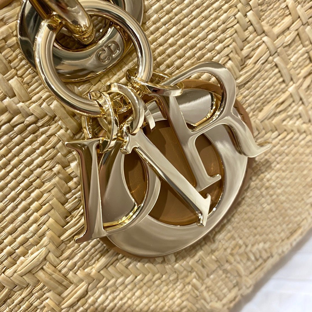 Christian Dior Lady D-Joy Bag 26cm Brown