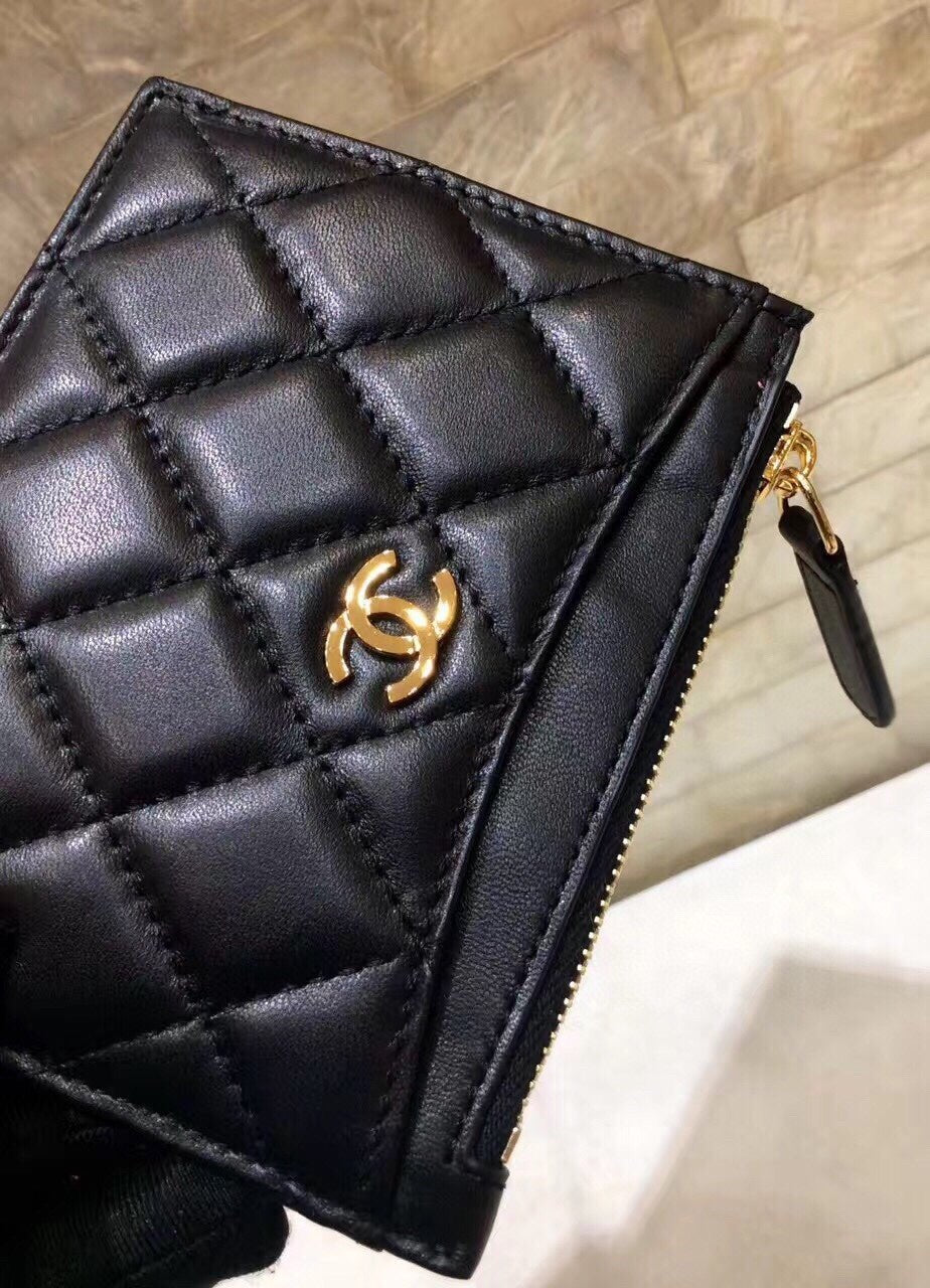 Chanel COCO Classic Clutch 12cm Black Gold
