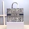 Christian Dior Blue Handle Bag 42cm