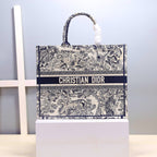 Christian Dior Blue Handle Bag 42cm