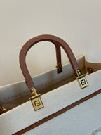 Fendi Tote Bag 40cm Beige
