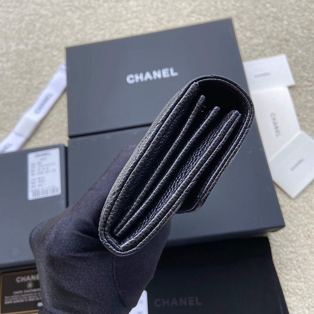CO-CO Chanel Long Flap Wallet 19cm