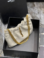 Saint Laurent Paris Mini Bag With Gold Hardware 24cm