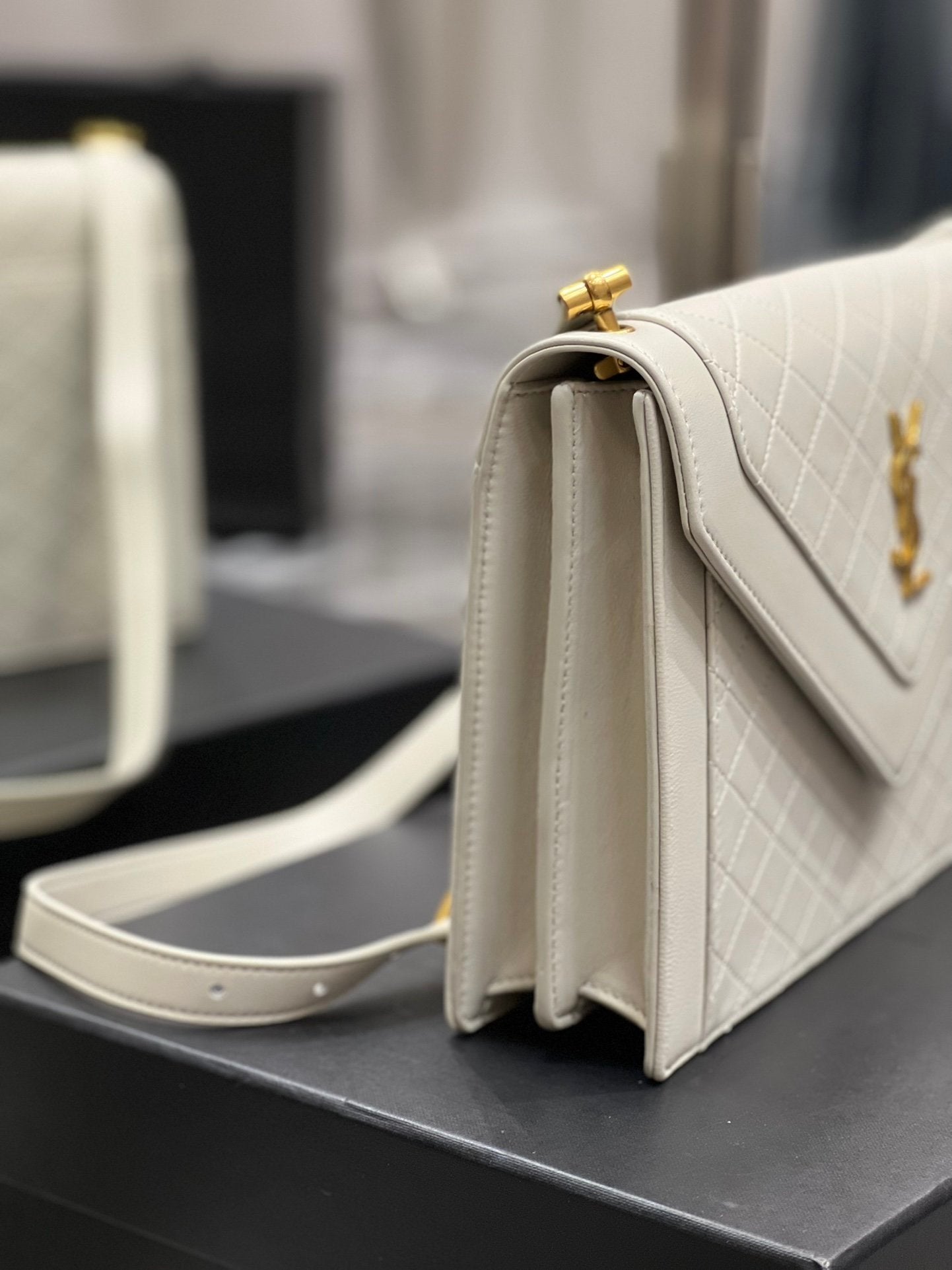 Saint Laurent Gaby Satchel With Gold Hardware 26cm