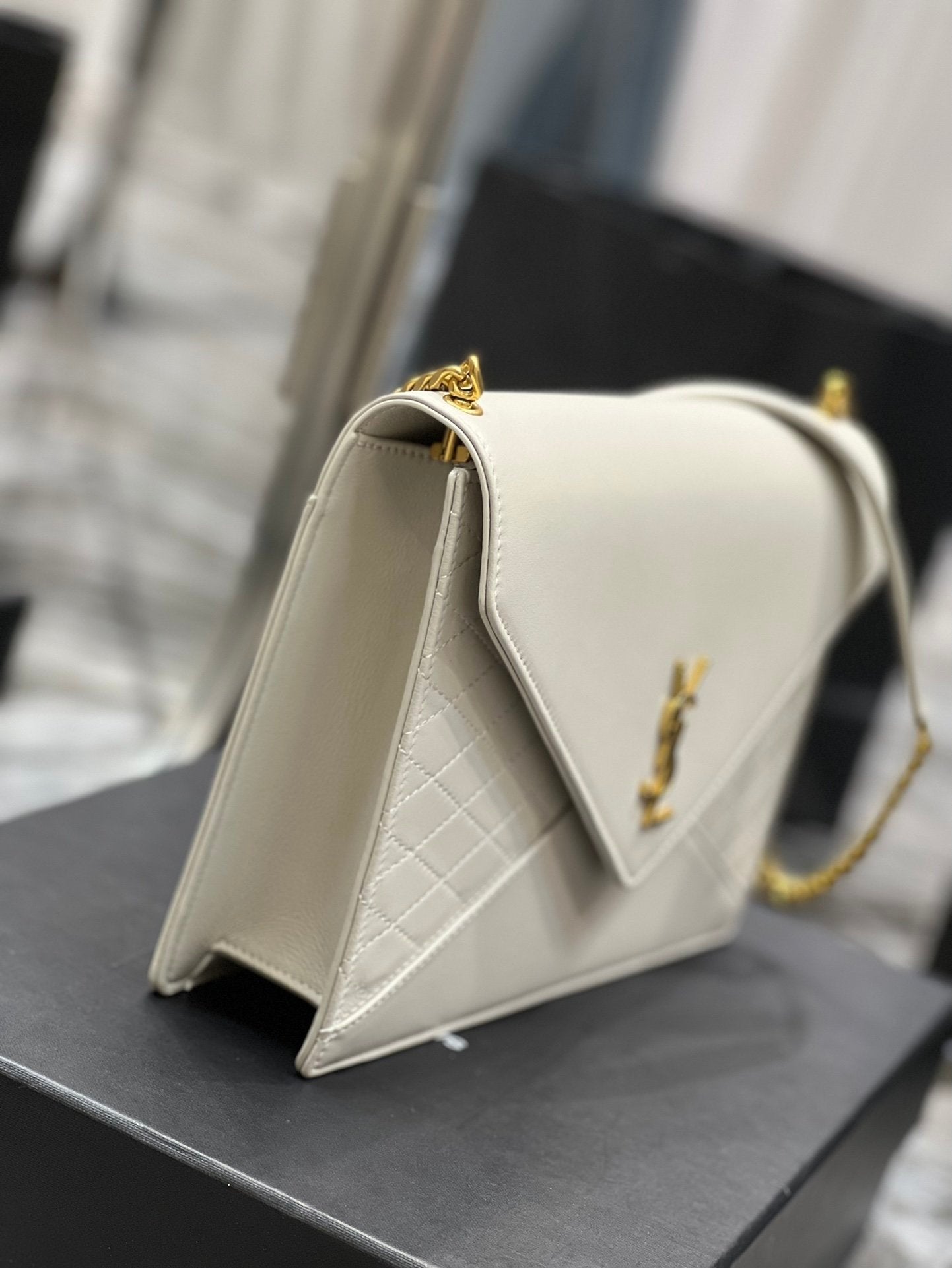 Saint Laurent Gaby Chain Bag With Gold Hardware 26cm