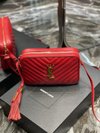 Saint Laurent Lou Camera Bag With Gold Hardware 23cm
