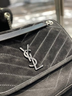 Saint Laurent Niki Medium Chain Bag With Silver Hardware 28cm