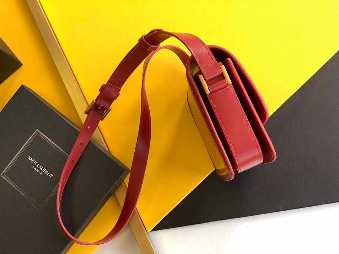 Saint Laurent Solferino Small Satchel With Gold Hardware 19cm