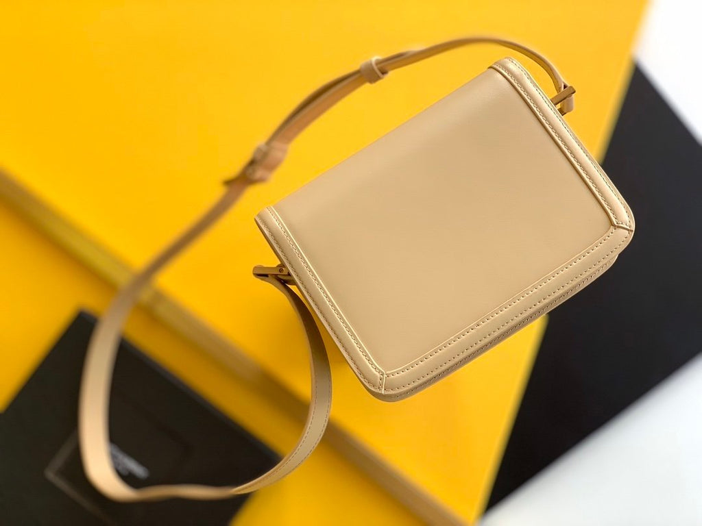 Saint Laurent Solferino Small Satchel With Gold Hardware 19cm