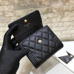 CO-CO Chanel Card Holder With Gold Hardware 12cm