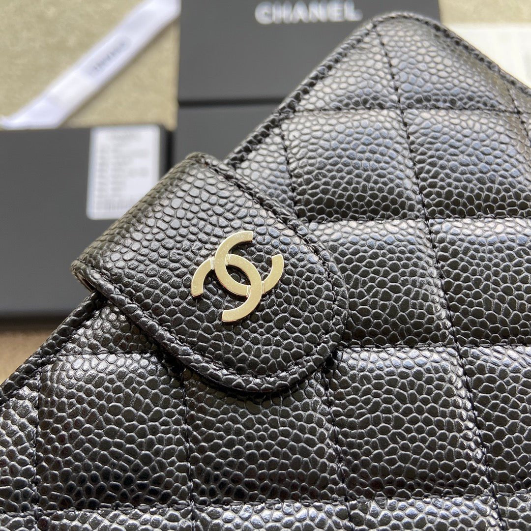 CO-CO Chanel Medium Wallet With Silver Hardware 15cm