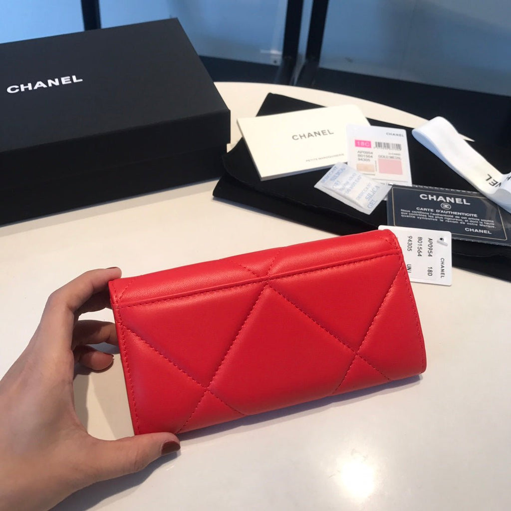 CO-CO Chanel Long Wallet 17cm