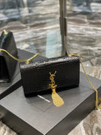Saint Laurent Kata Medium Chain Bag With Tassel 24cm