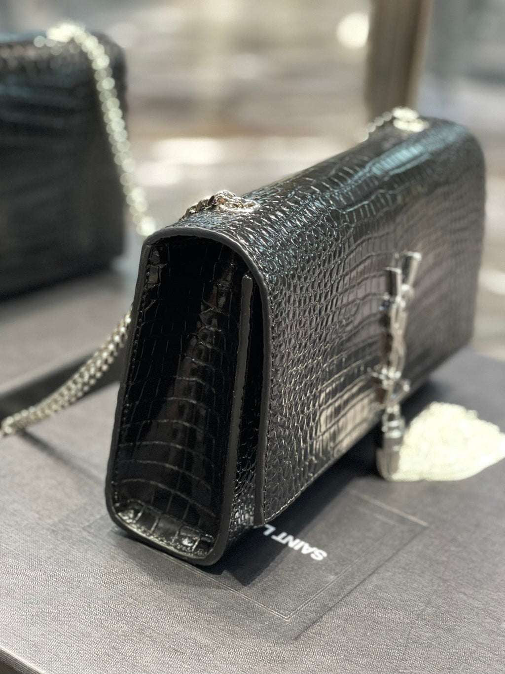 Saint Laurent Kata Medium Chain Bag With Tassel 24cm