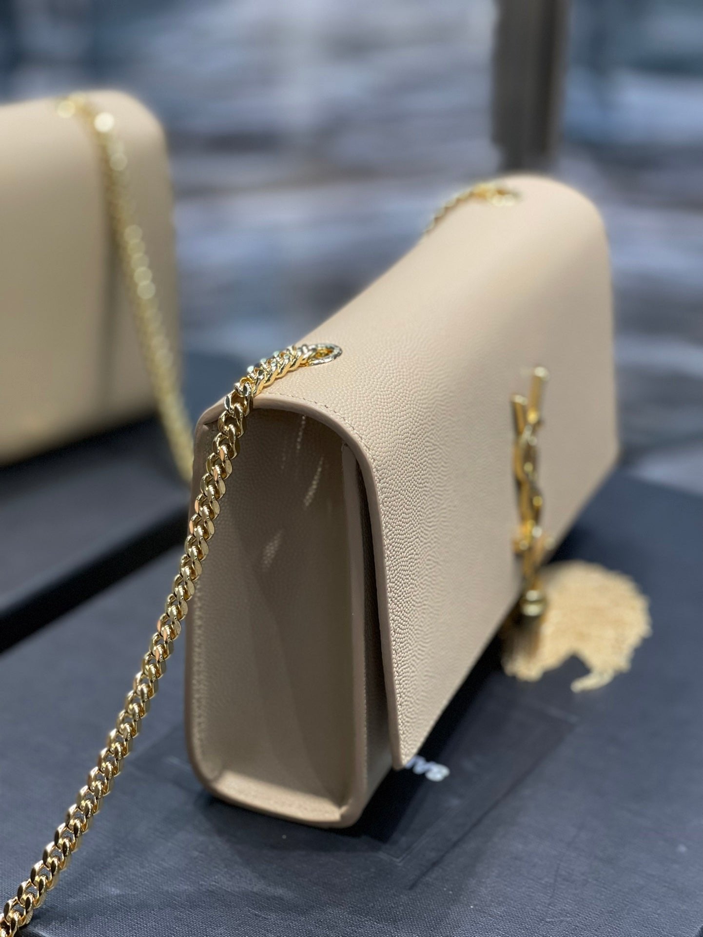 Saint Laurent Kata Medium Chain Bag With Tassel 24cm