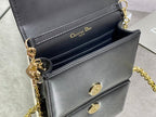 Christian Dior Black Crossbody Bag 14cm
