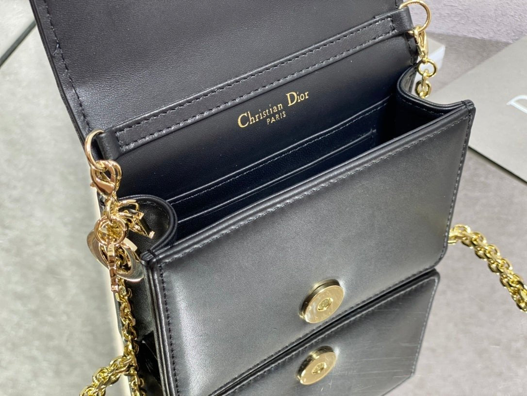 Christian Dior Black Crossbody Bag 14cm