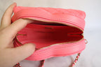 Chanel Mini Heartbag AS3191 16.5cm Pink