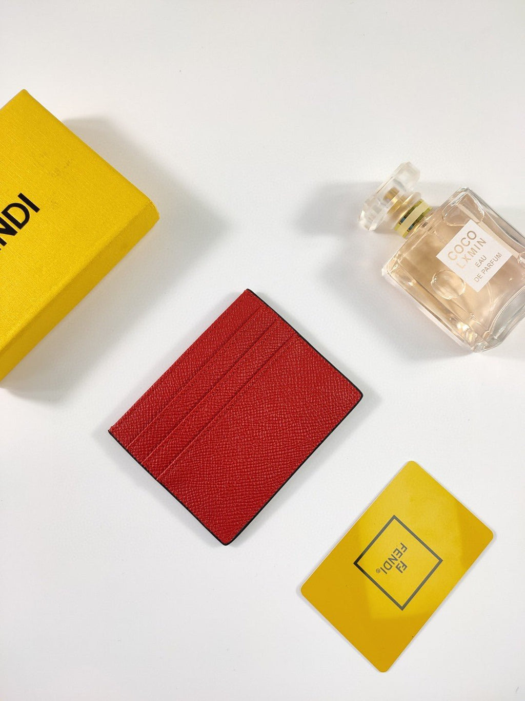 Fendi Card Case 10cm Red