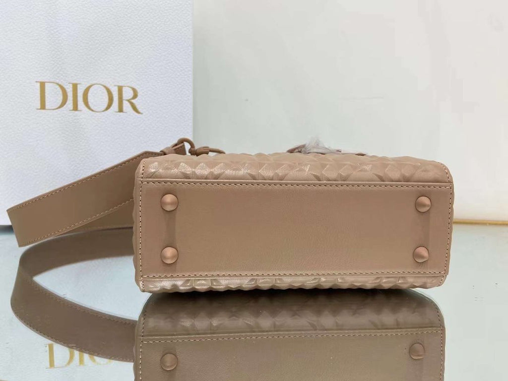 Christian Dior Medium Lady Bag 20cm Brown