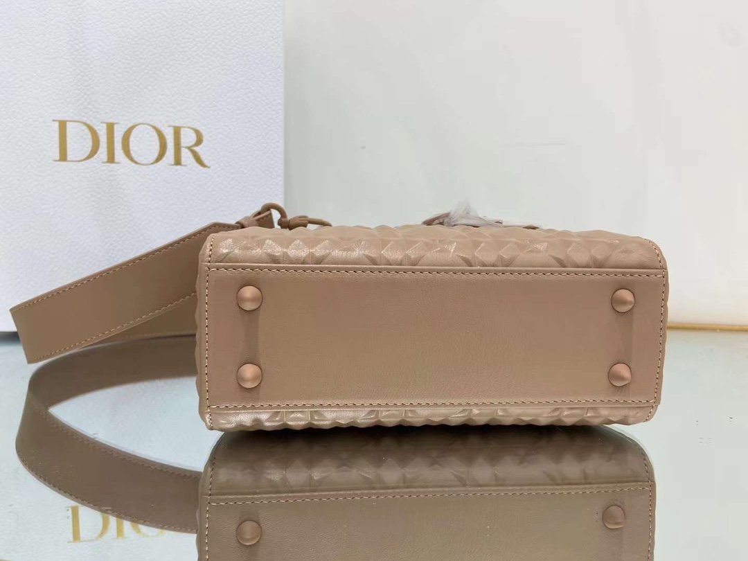 Christian Dior Medium Lady Bag 20cm Brown