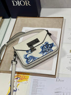 Christian Dior Paris Bag 19cm White