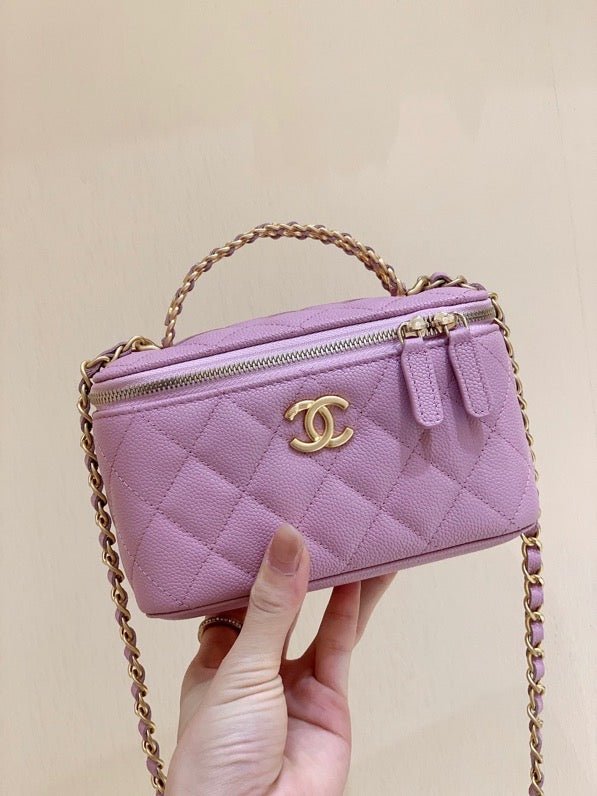 Chanel Small Vanity Bag 17cm Purple