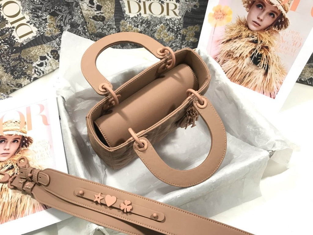 Christian Dior Beige Lady Dior My 20cm