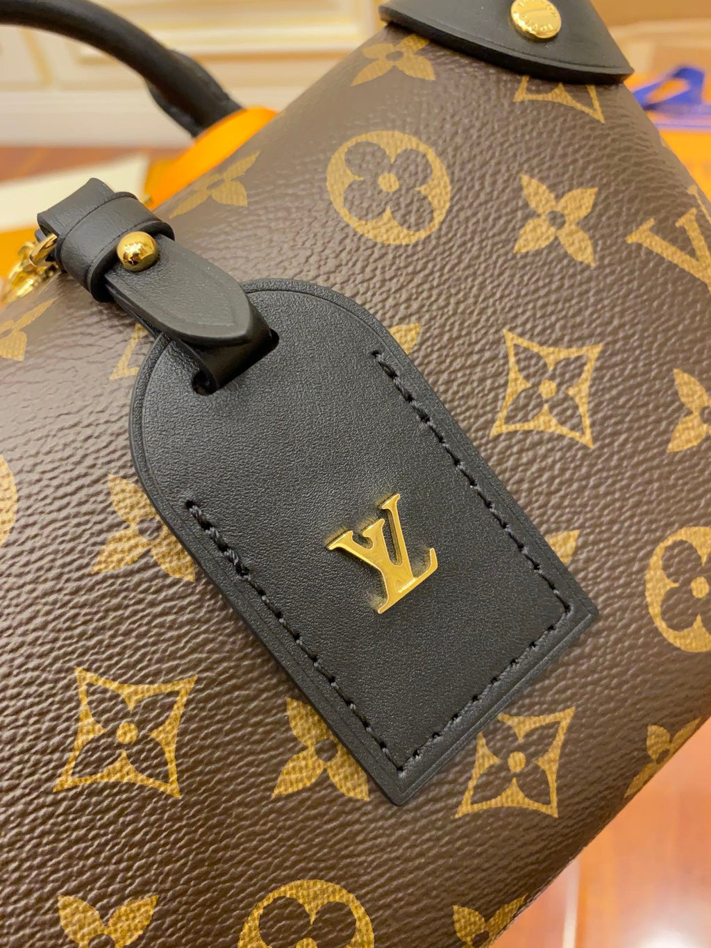 Louis Vuitton Locky BB Monogram Handle Bag 20cm Brown
