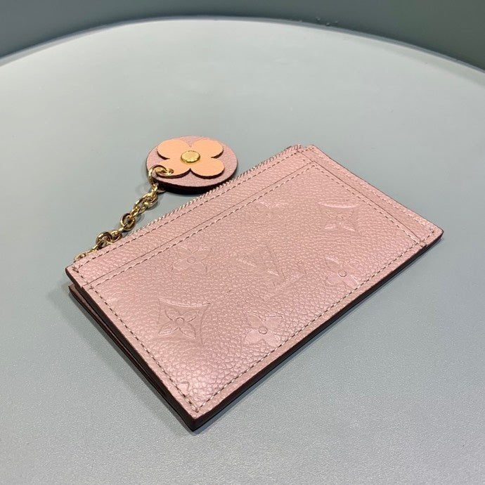 Louis Vuitton Zipped Card Holder 13cm Pink