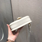 Christian Dior White Mini Crossbody Bag 18cm