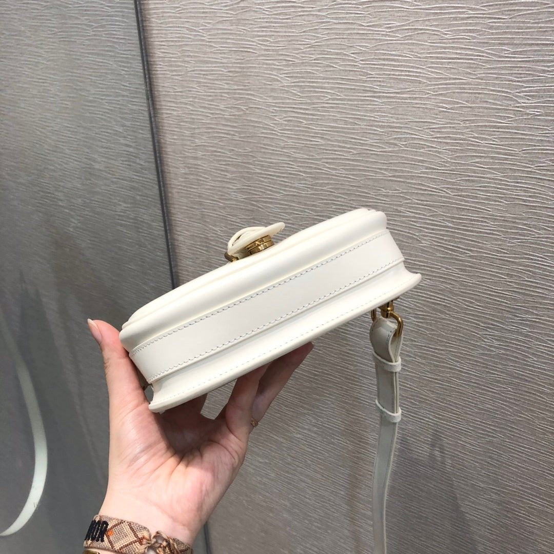 Christian Dior White Mini Crossbody Bag 18cm