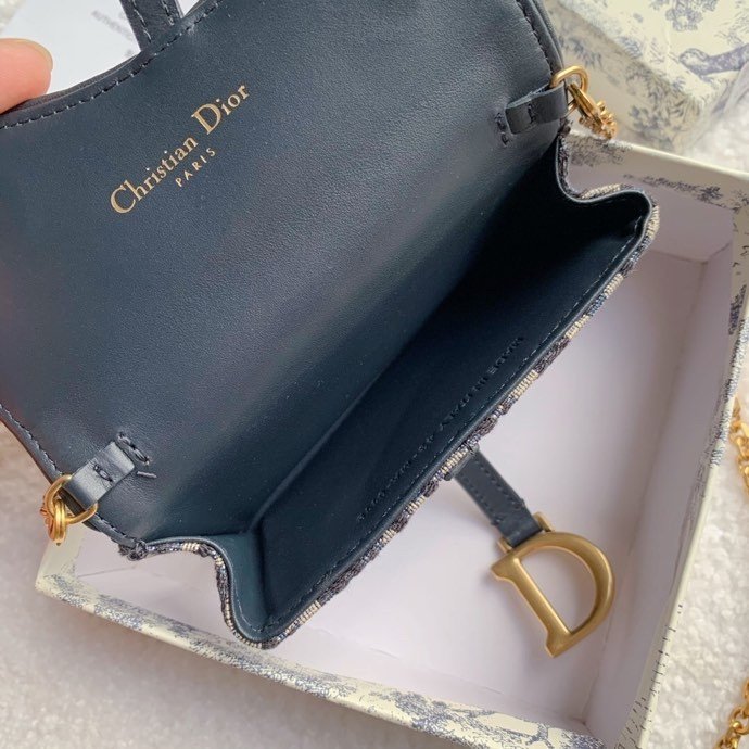 Christian Dior Crossbody Brown Bag 12cm