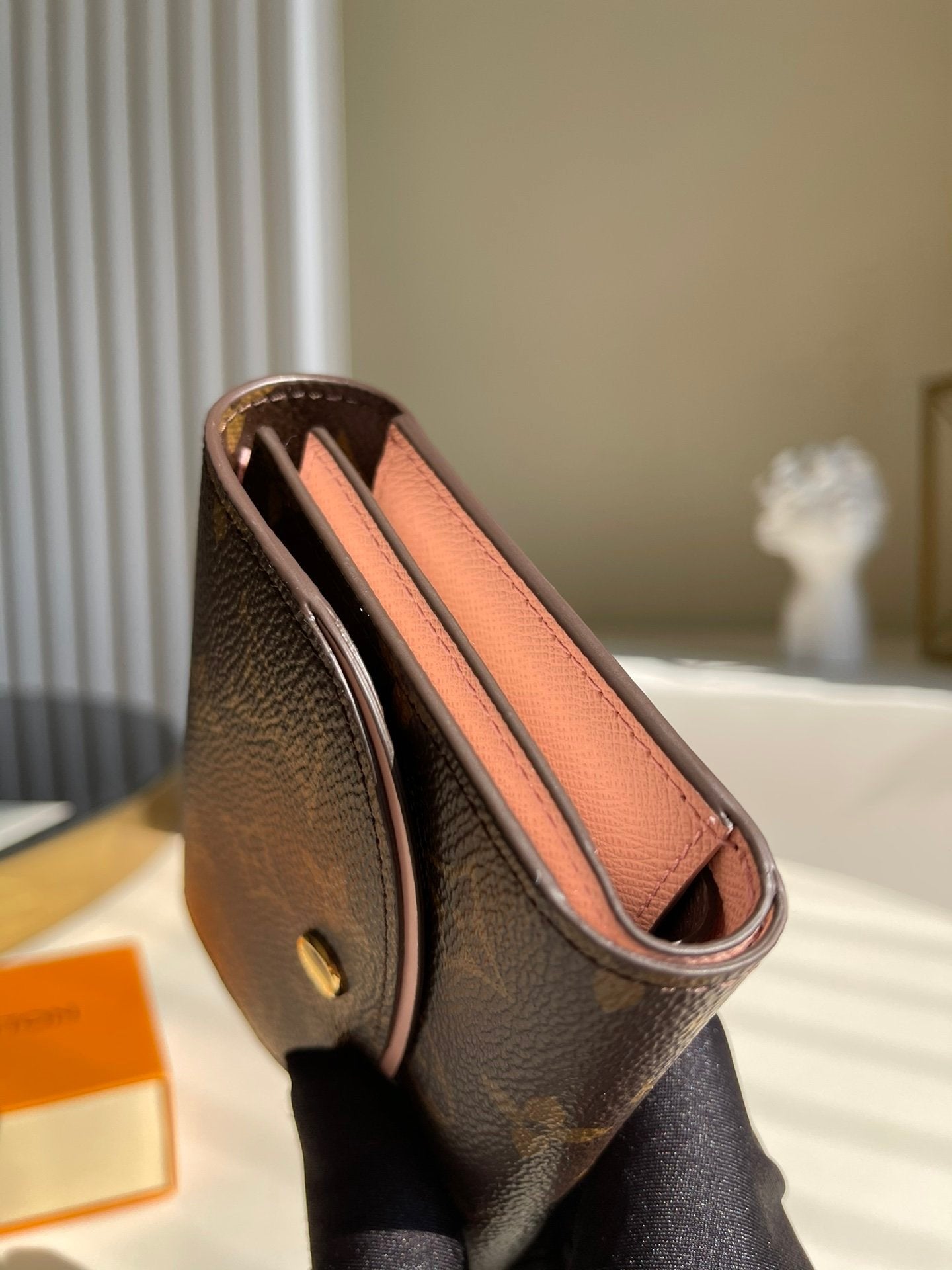 Louis Vuitton Monogram Wallet 12cm Brown