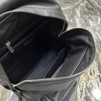 Saint Laurent City Backpack In Unisex 35cm Black